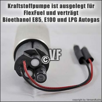 Kraftstoffpumpe FlexFuel, LPG, Bioethanol, E85, E100